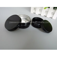 150g Matte Black Aluminum Cosmetic Cream Jar (PPC-ATC-015)